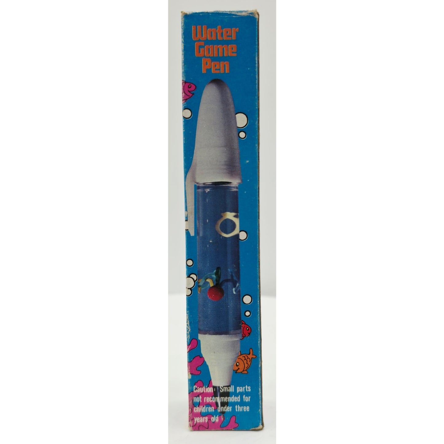 VINTAGE *NEW* 1970's Water Game | Puzzle Pen in Original w/Orange Cap
