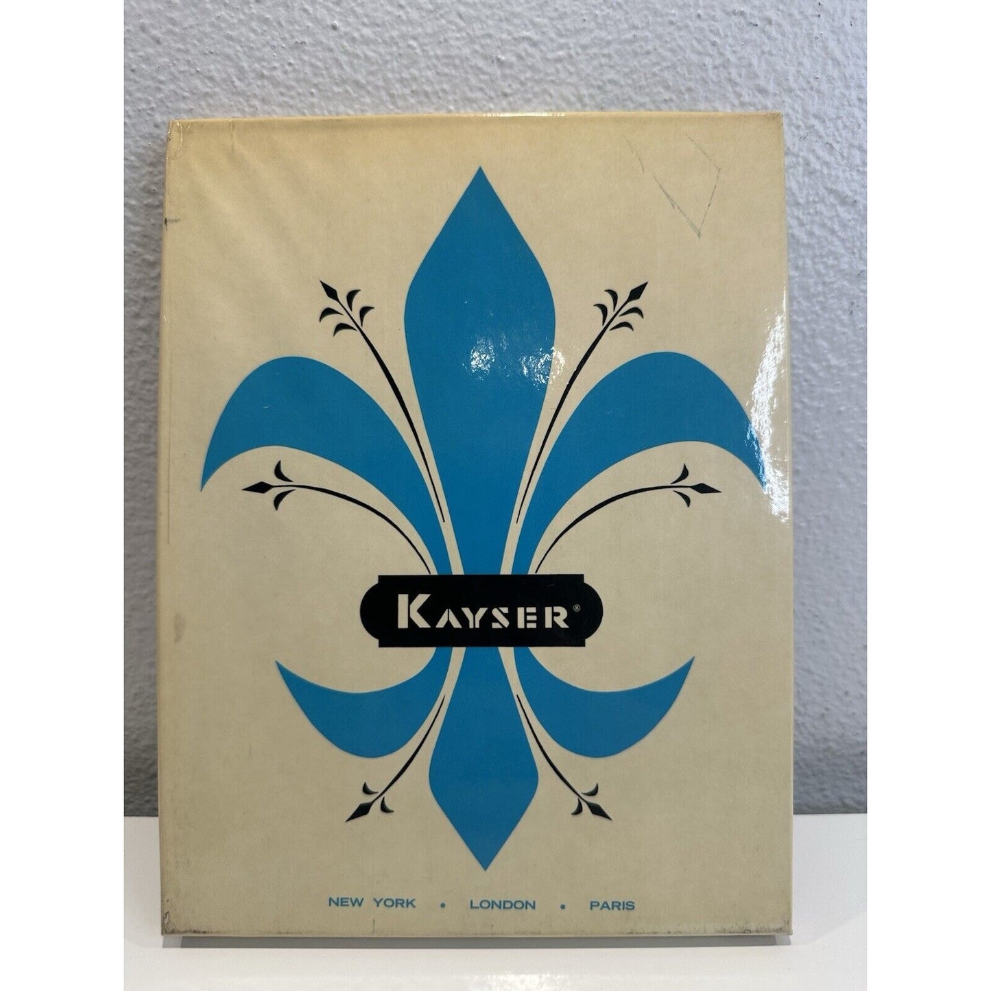 VINTAGE *NEW* Kayser Hosiery-Seamless-Parade Blue Sz10.5L X 2 Pair