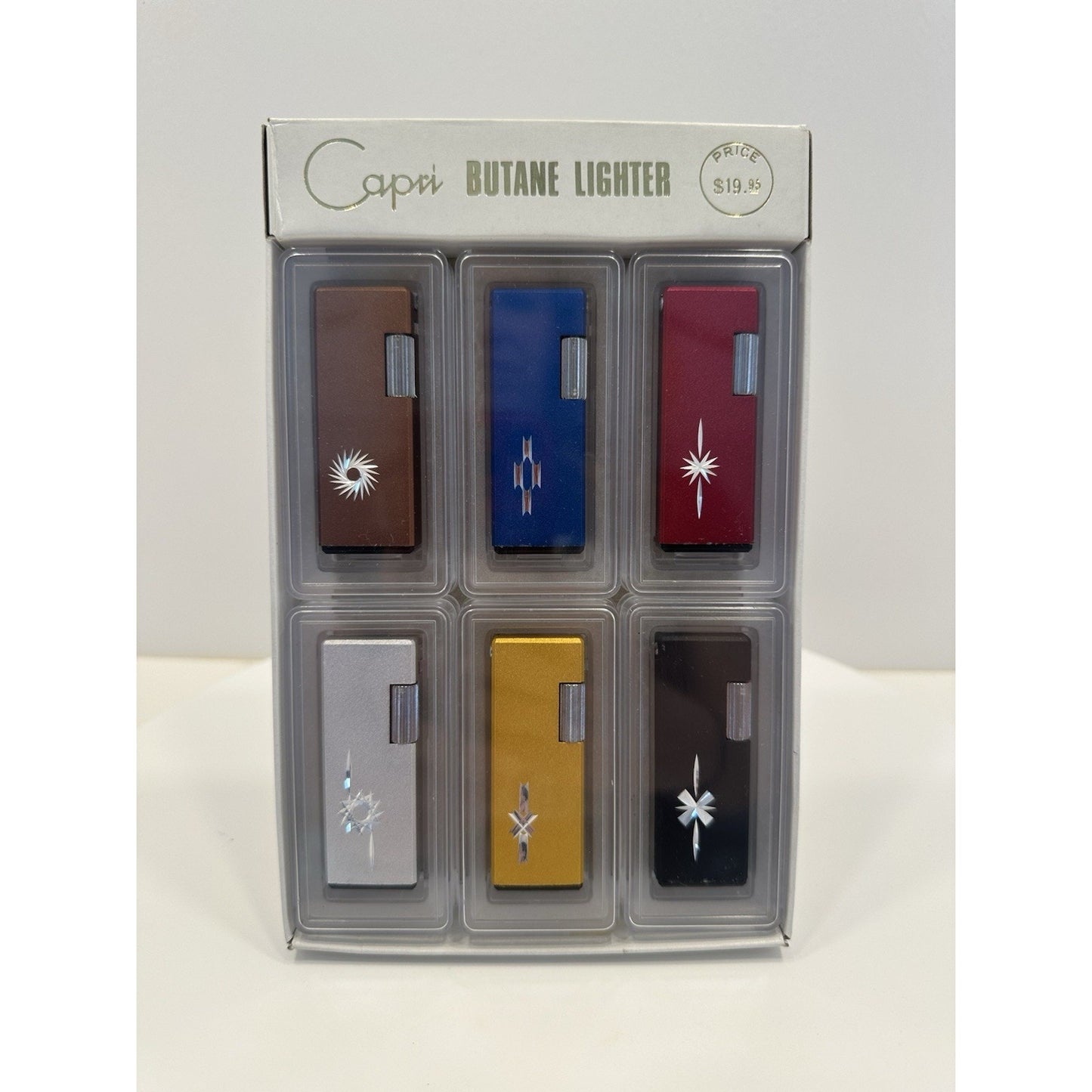 VINTAGE *NEW* 1950's Capri Lighters in Store Display Gas/Fuel