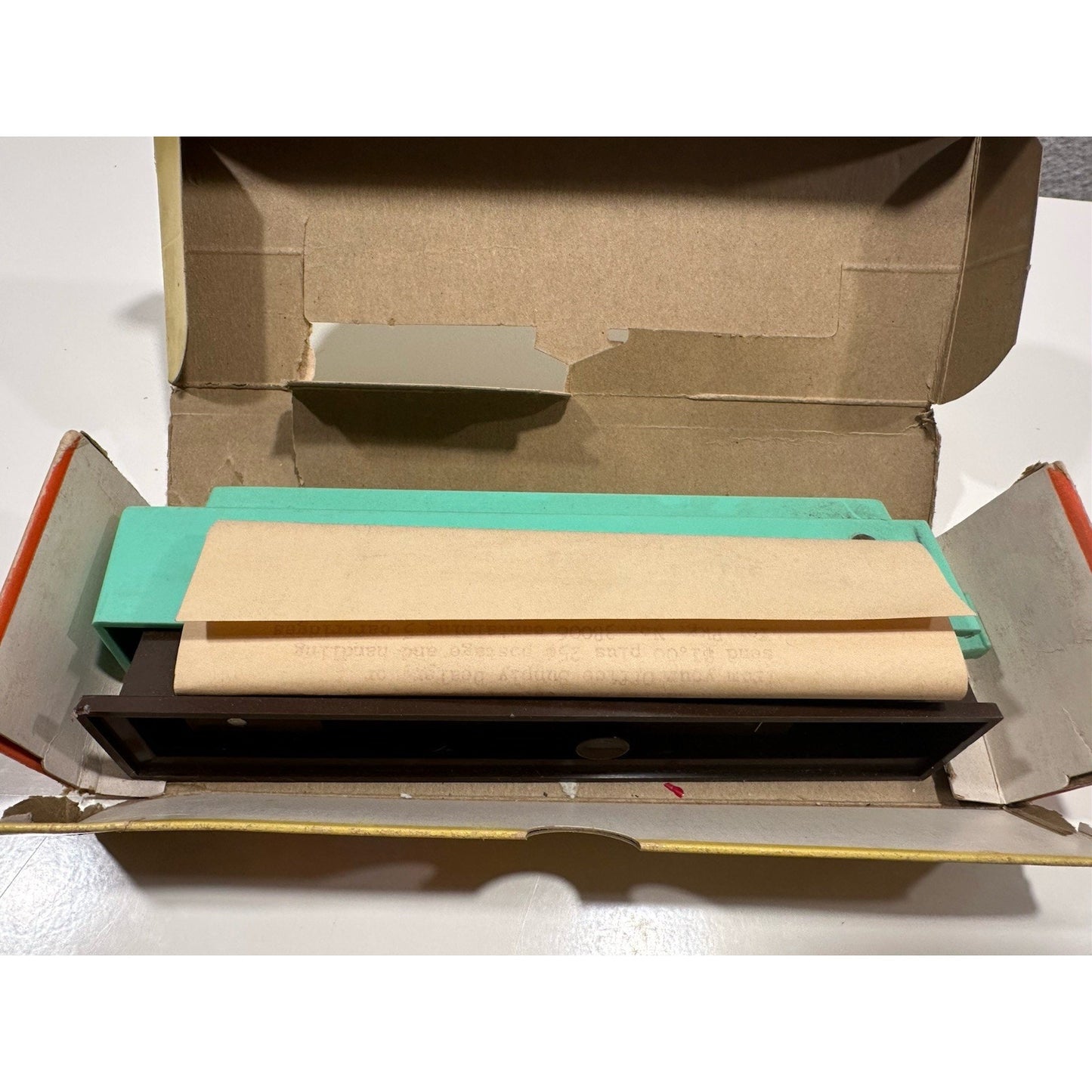 VINTAGE *NEW* 1970's BVI Automatic Paper Clip Dispenser w/Clips USA | Movie