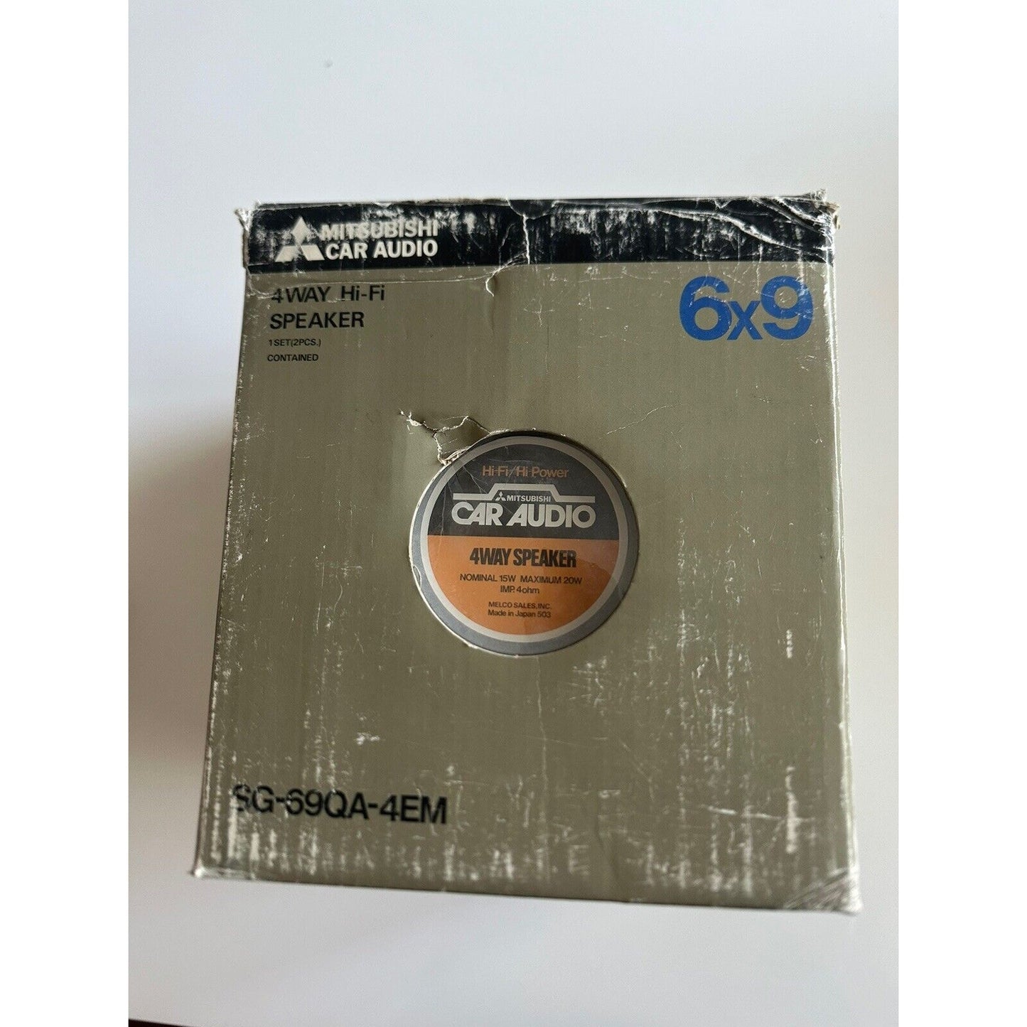 VINTAGE *NEW* Mitsubishi Car Audio sg-69qa-4em 4way Hi-Fi Speaker