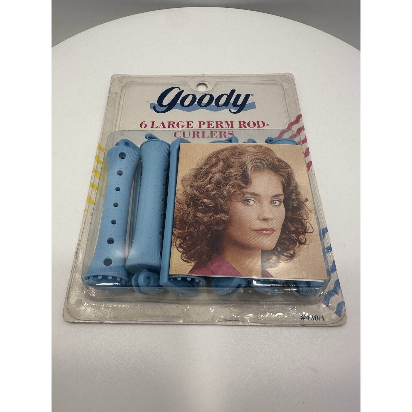VINTAGE *NEW* 1991 Goody 430/4 Large Perm Rod Hair Curlers Pack of 6