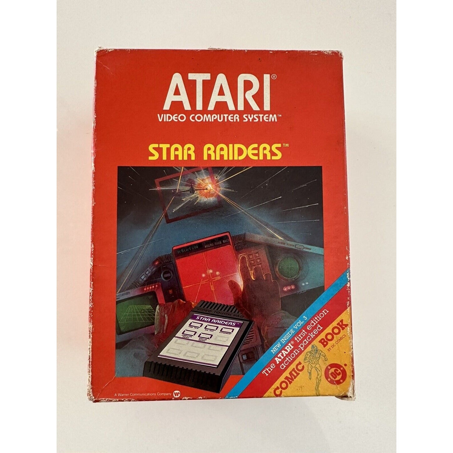 VINTAGE *NEW* Atari 2600 Star Raiders Box w/Controller DC Comic Book