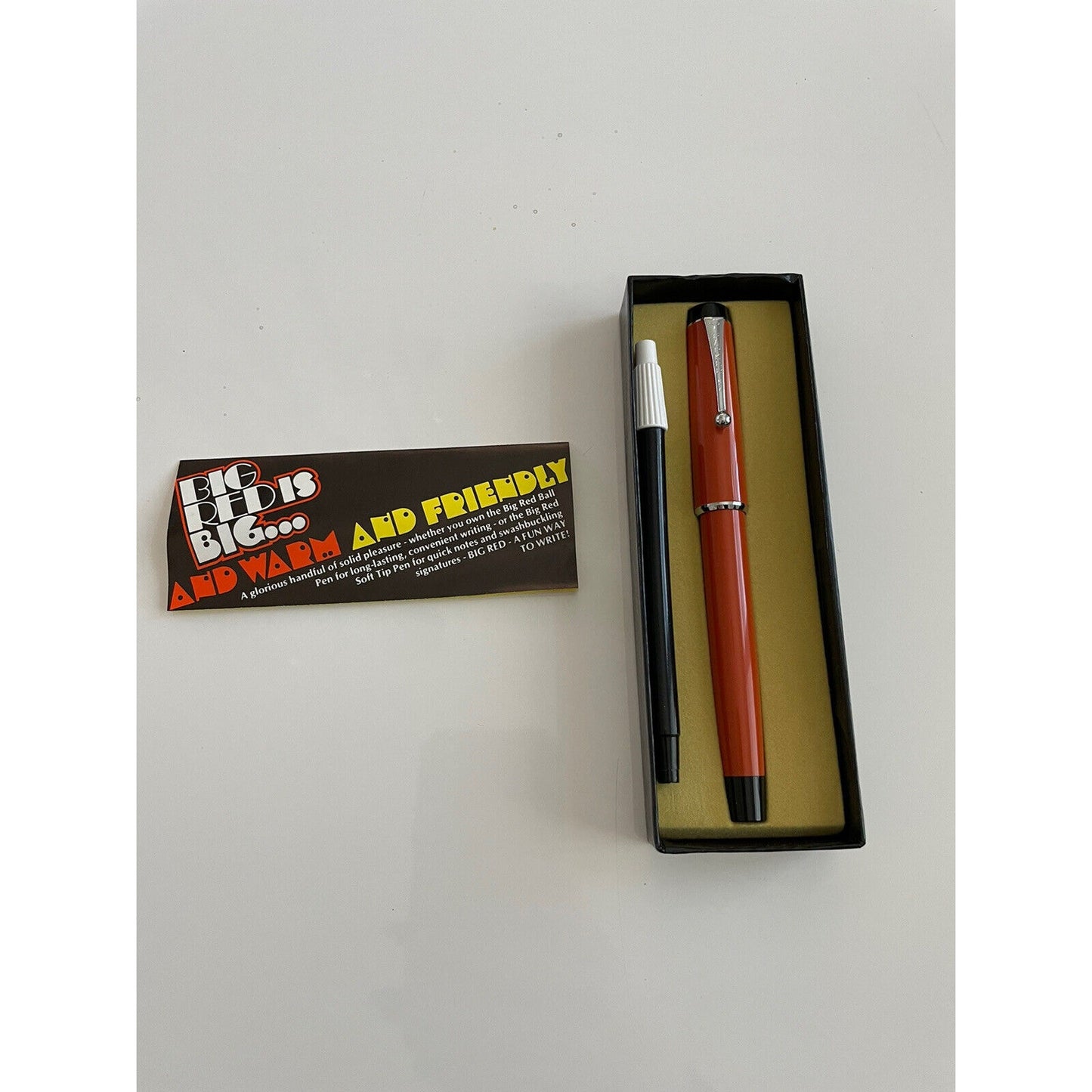 VINTAGE *NEW* Parker "Big Red Is Big" Re-loadable Soft Tip Felt Pen