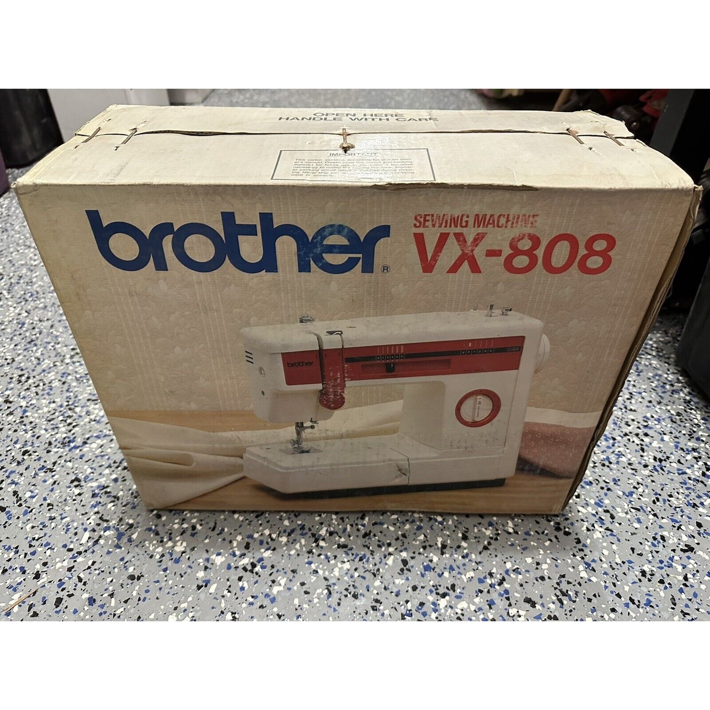 VINTAGE *NEW* Brother VX-808 Free Arm Sewing Machine