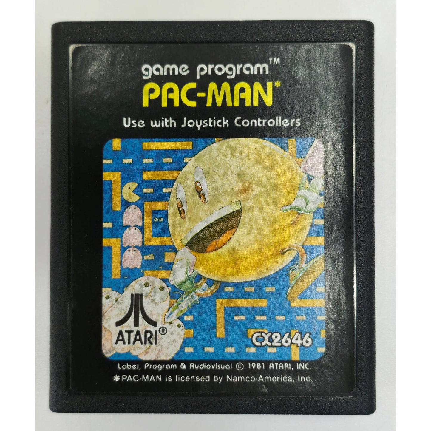 Atari 1981 PAC-MAN Video Game NOS Open Box with Wear Unsold Dealer Stock