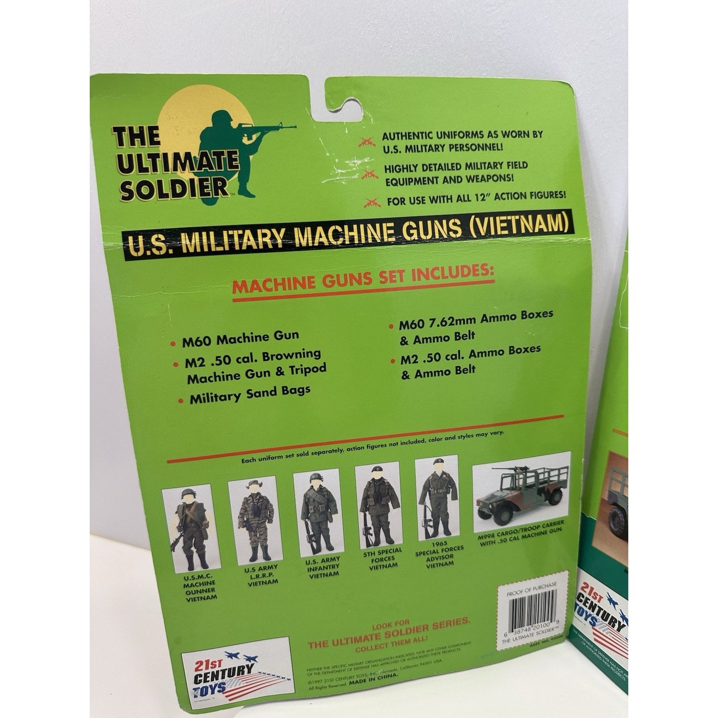 VINTAGE *NEW* The Ultimate Soldier U.S. Military Machine Guns & US Navy Seal Recon