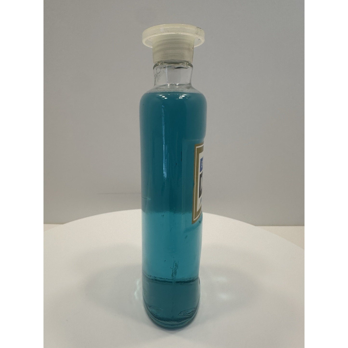 VINTAGE *NEW* 1960's Johnson & Johnson Micrin Mouthwash Glass Bottle 12 FL OZ