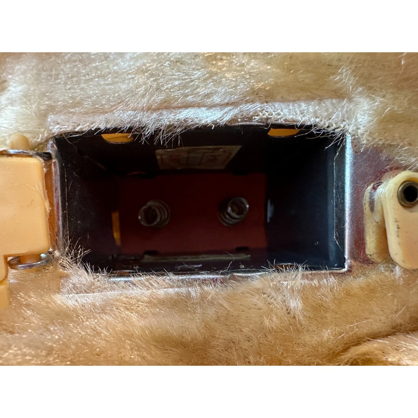 VINTAGE *NEW* 1970's Lovely Dog Walking Barking Brown Collared Dog
