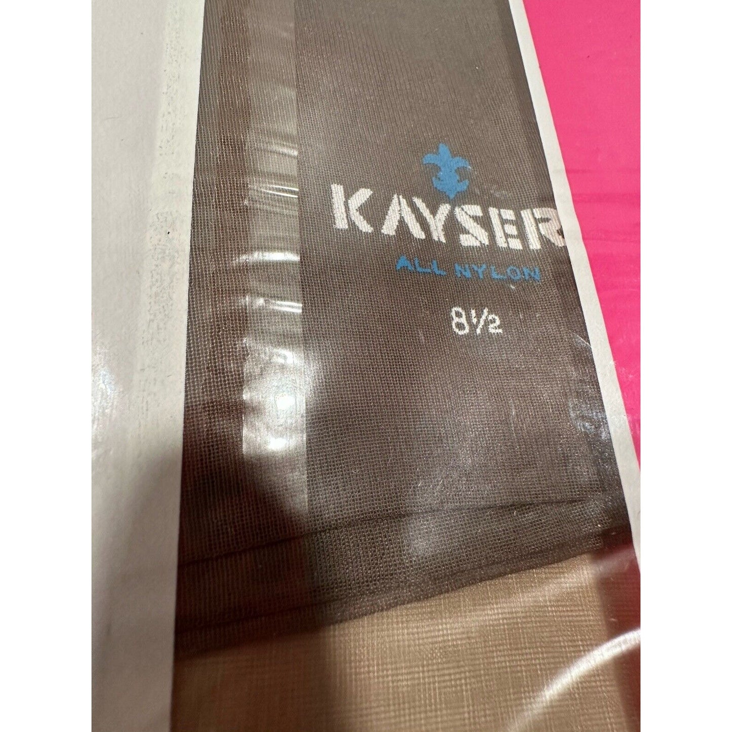 VINTAGE *NEW* Kayser Hosiery-Seamless-Grey-3pair-Sz8.5M