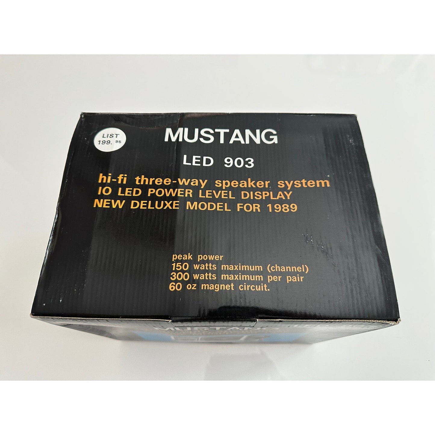 VINTAGE *NEW* 1989 Mustang led 903 Hi-Fi 3Way Woofer 4" Speaker System