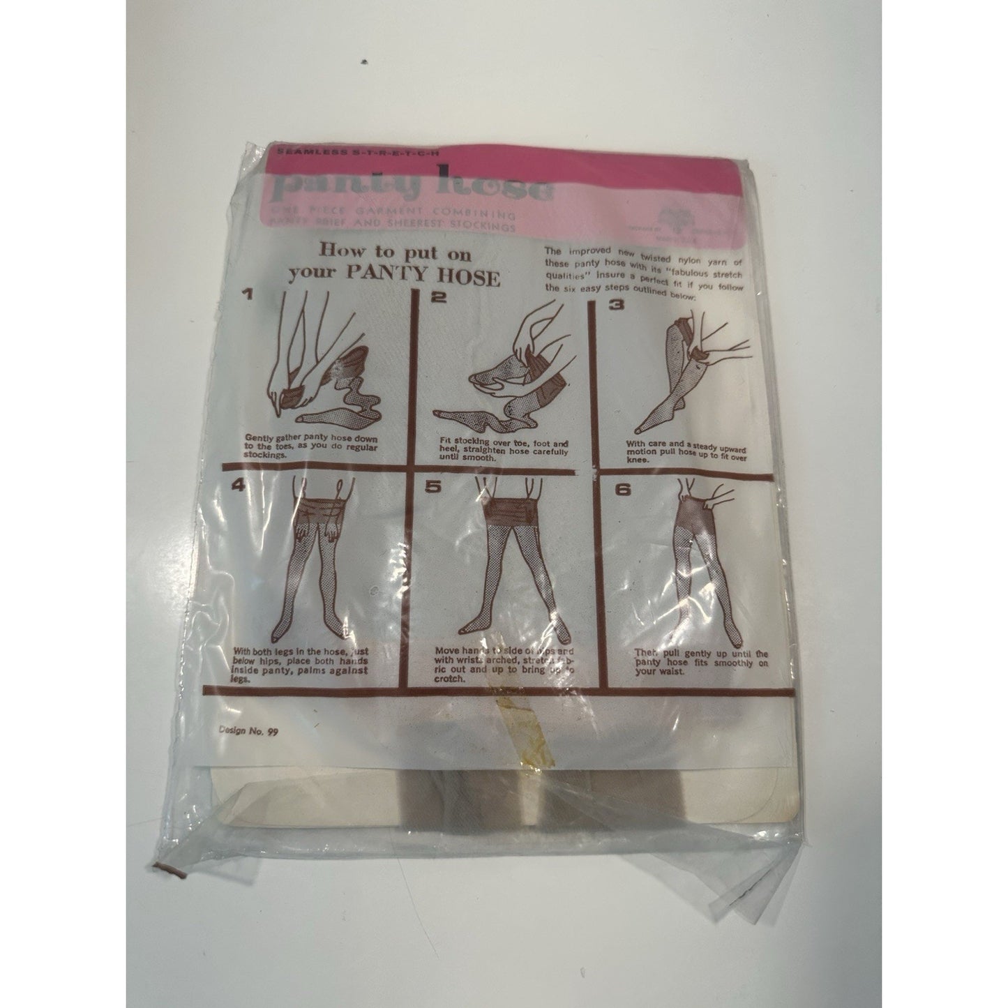 VINTAGE *NEW* Lis-Mar-Hosiery-Miracle Stretch-Grey-Sz 5"-5"8 - 2 Pack