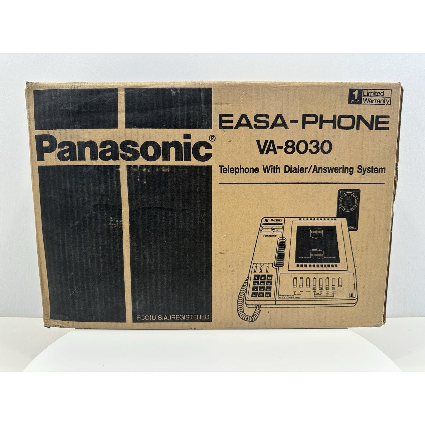 VINTAGE *NEW* Panasonic Easa-Phone Va-8030 Telephone w/ Dialer Answering System