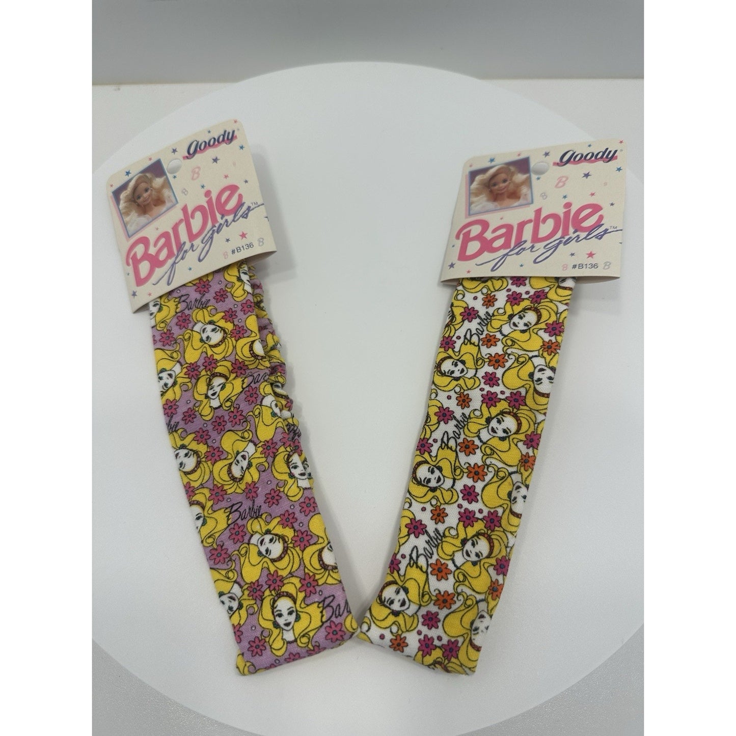 VINTAGE *NEW* 1991 Barbie Headband Head Wrap Hair Accessory Set