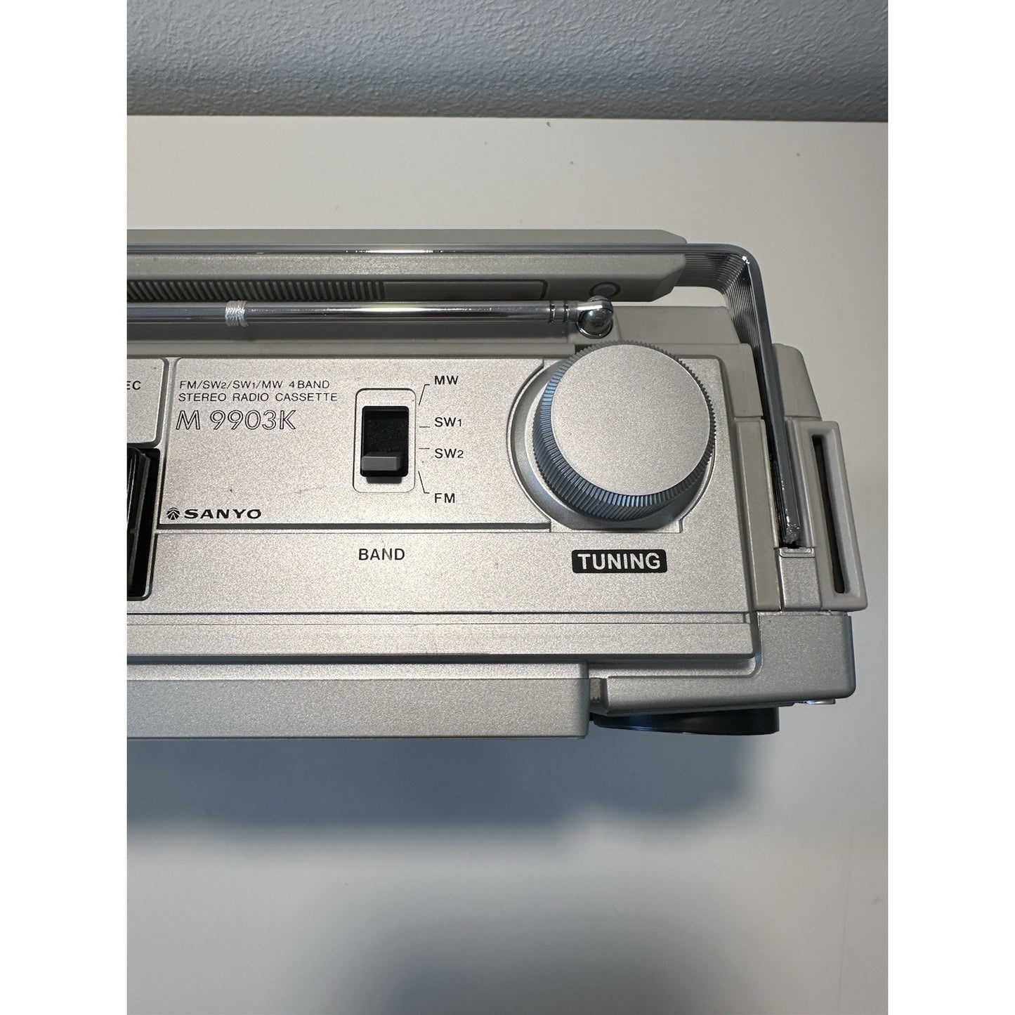 VINTAGE *NEW* 1980's Sanyo Boombox M9830K AM/FM Cassette Boombox
