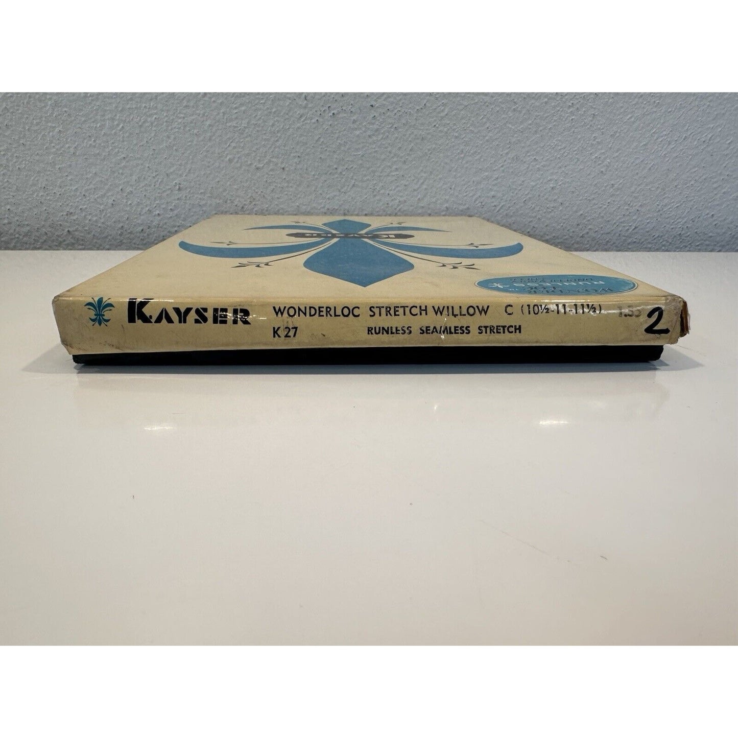 VINTAGE *NEW* Kayser Hosiery-Wonderloc Stretch-Willow-Seamless-10.5/11/11.5 C X 2