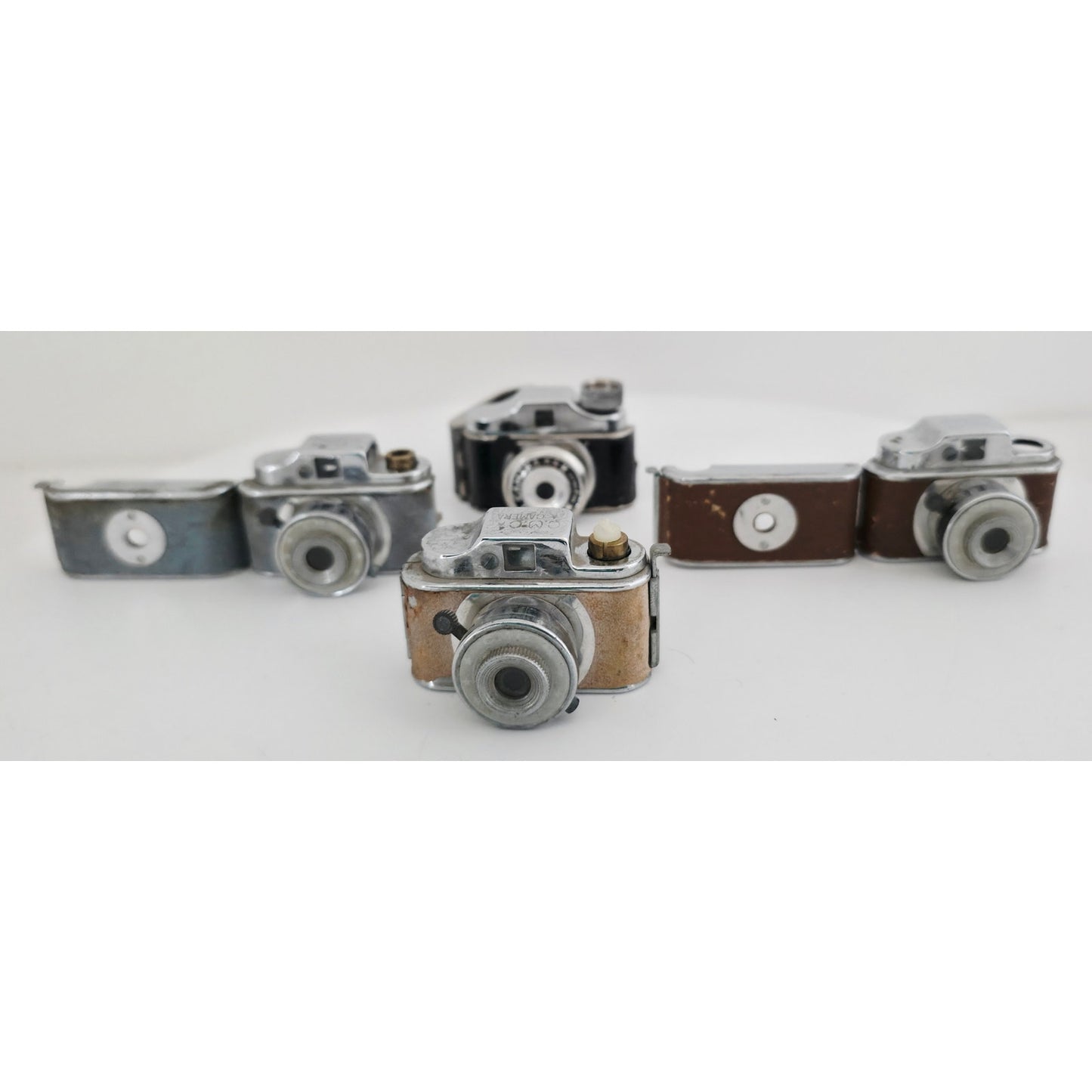 VINTAGE 1950's Set of 4 Micro Mini Cameras Made in Japan (Needs Lovin)