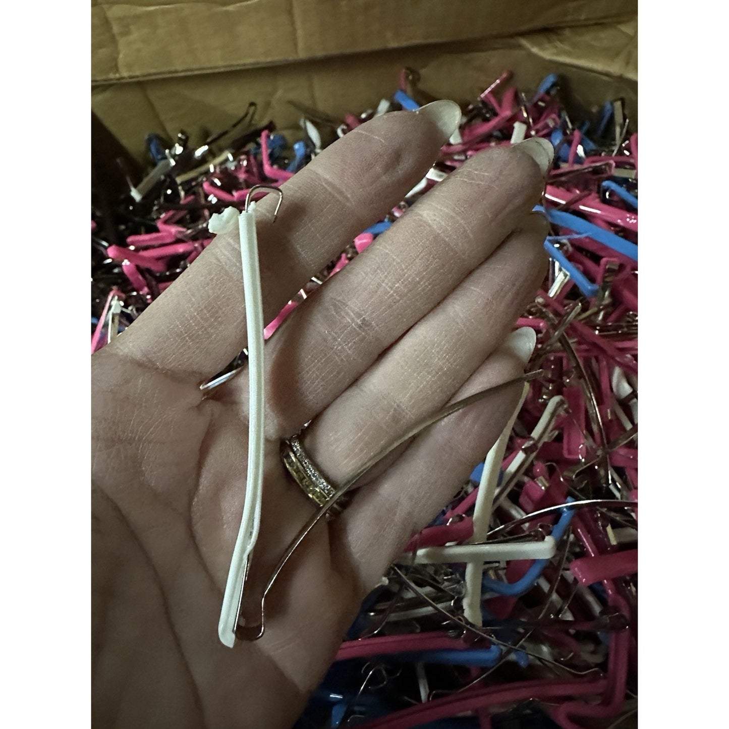 VINTAGE 80's Hair Clips Flawed but Fab, Perfect for Upcycling, DIY - 2 Pound Bag