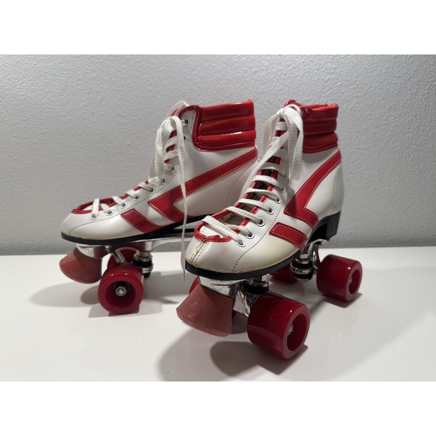 VINTAGE *NEW* 1970's Hot Shot Vinyl Demi-Boot Roller Skates-MN'S 6/WMN 8
