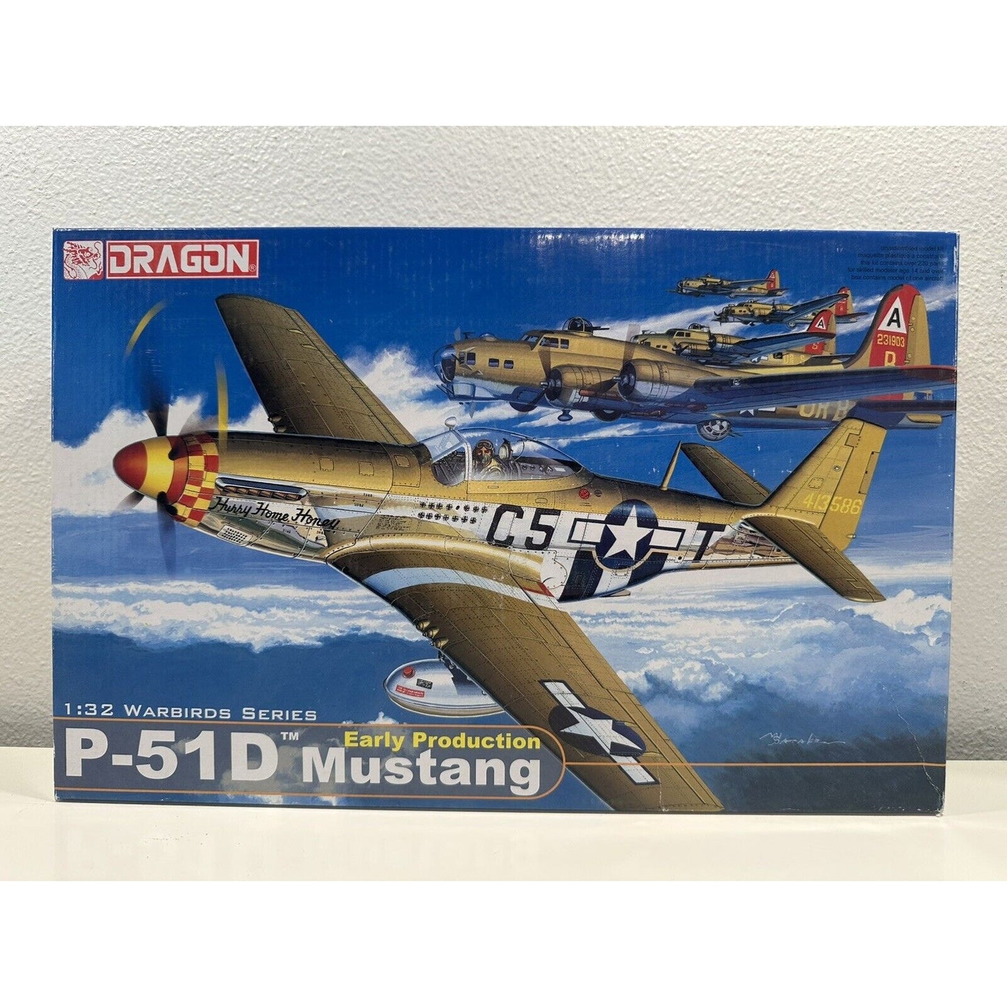 VINTAGE *NEW* DRAGON 1:32 Warbirds Series Mustang Set #3201, 3202, 3205 P-51DX2/F-6D