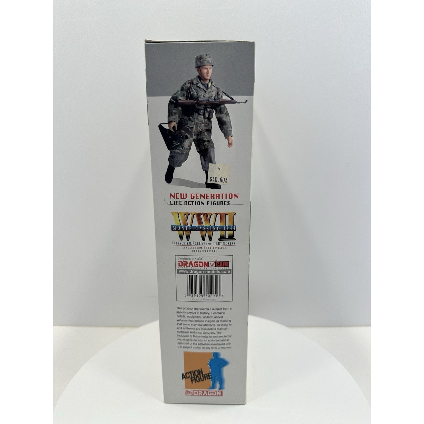 VINTAGE *NEW* DRAGON WWII "Schnell" Monte Cassino 1944 Action Figure
