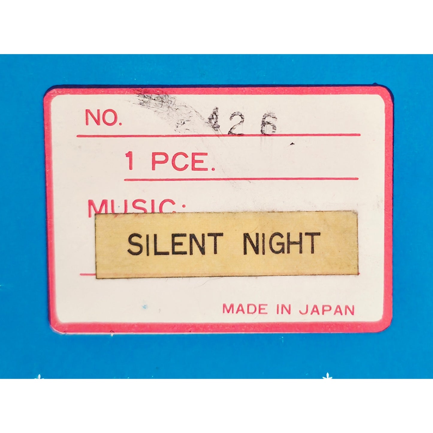 VINTAGE *NEW* 1960's Wind-Up Musical Choir Silent Night 2426 Green Made in Japan