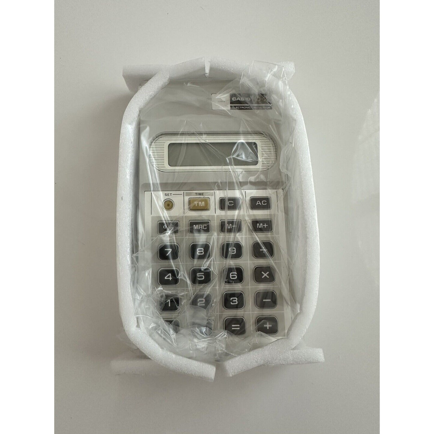 VINTAGE *NEW* Casio HQ-21 Electronic Battery Clock/Calculator