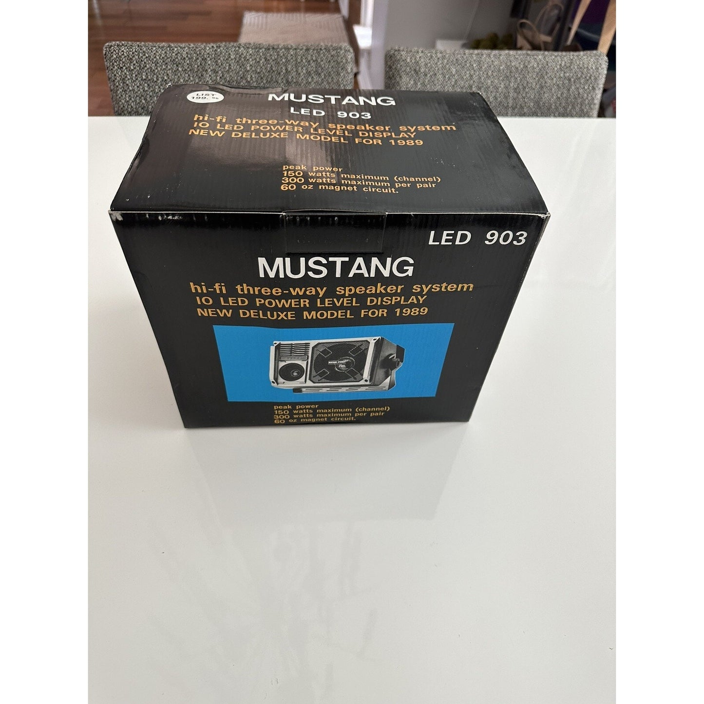 VINTAGE *NEW* 1989 Mustang led 903 Hi-Fi 3Way Woofer 4" Speaker System