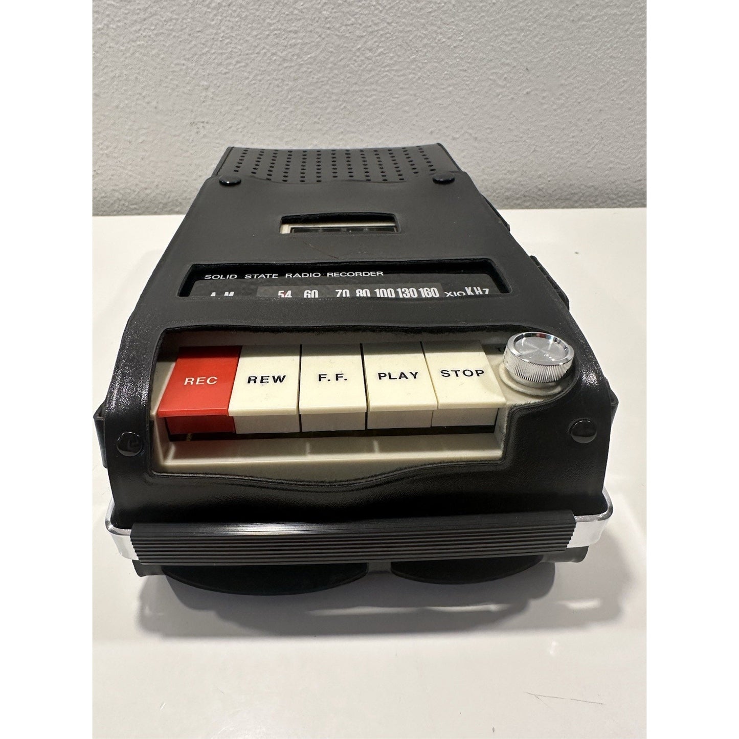 VINTAGE *NEW* 1960's Solid State TCT-601R AM Radio Cassette Recorder AC/DC Mic