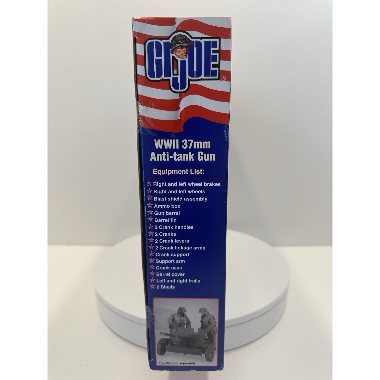VINTAGE *NEW* 2002 GI Joe WWII 37MM Anti-Tank Gun Set Hasbro SEALED