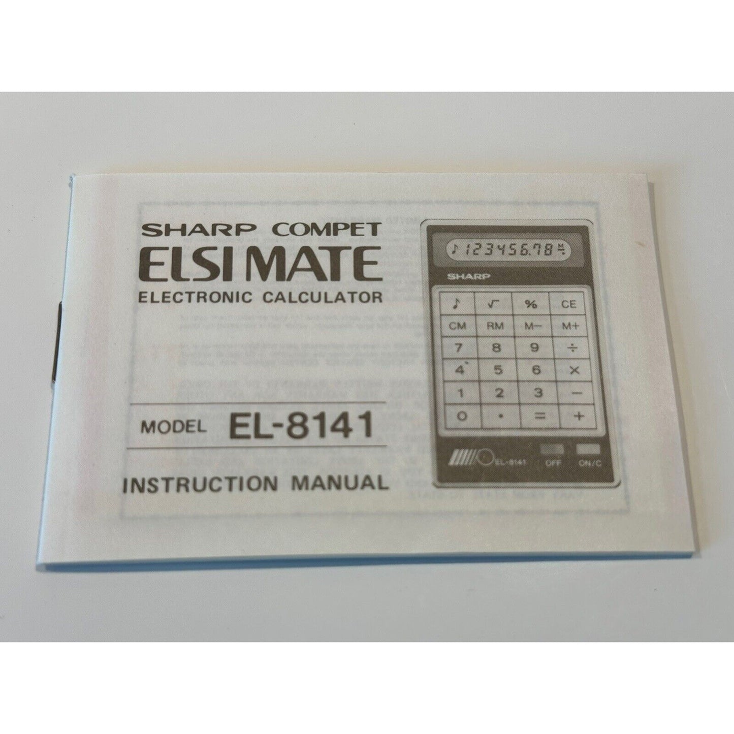 VINTAGE *NEW* Sharp Elsi Mate EL-8141 Electronic Calculator Q=10Lot