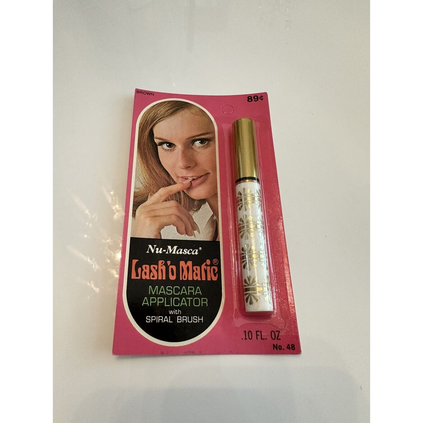 VINTAGE *NEW* Nu-Masca Lash 'O Matic Mascara Applicator Brown