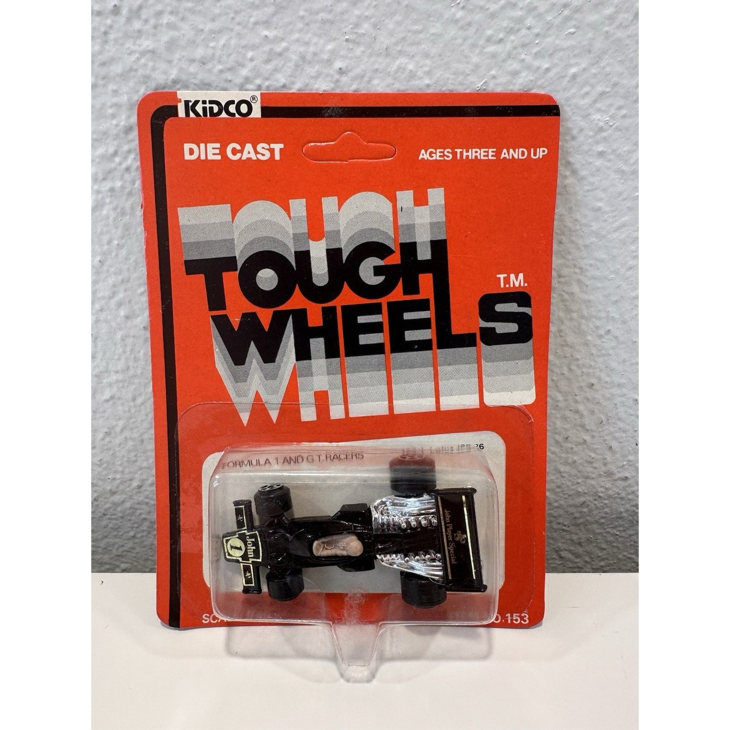 VINTAGE *NEW* Kidco Tough Wheels Formula 1 GT Racer Lotus JPS 76 Black