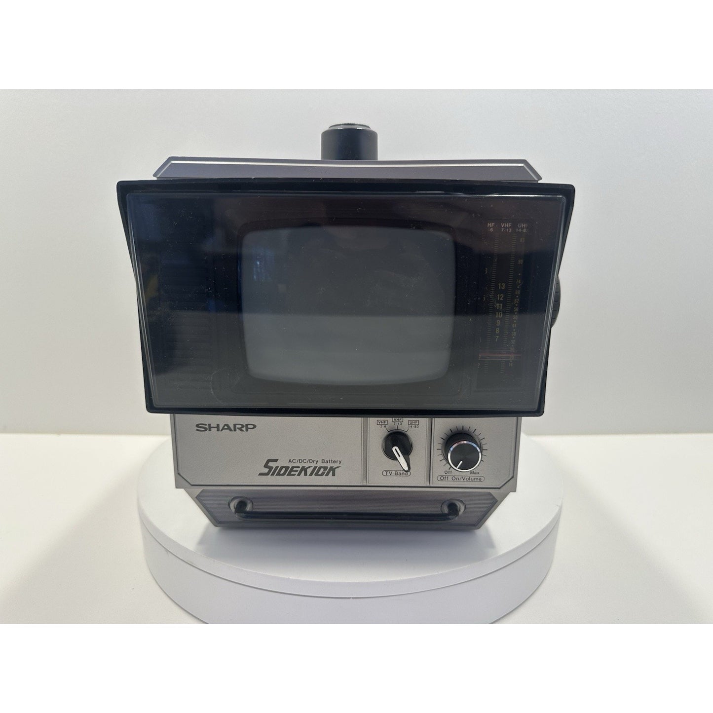 VINTAGE 1981 Sharp 3S-62 Sidekick Portable TV Works | Pristine