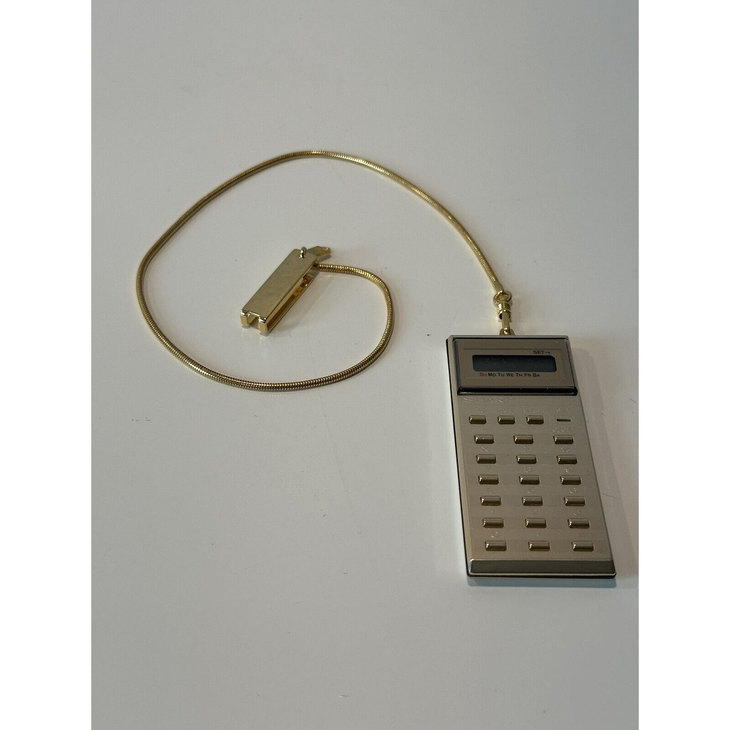 VINTAGE *NEW* Sharp EL-8061S Miniature Electronic Calculator HangARound