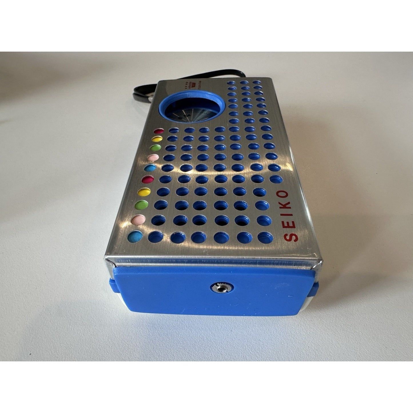 Needs Lovin' - VINTAGE 1960's Seiko FS22 Blue Solid State Pocket Transistor Radio CLEAN