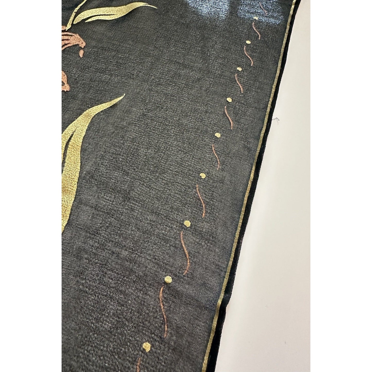 VINTAGE *NEW* 1950's Japanese Triple Sheer 100% Rayon Scarf 30" x 30" JAPAN