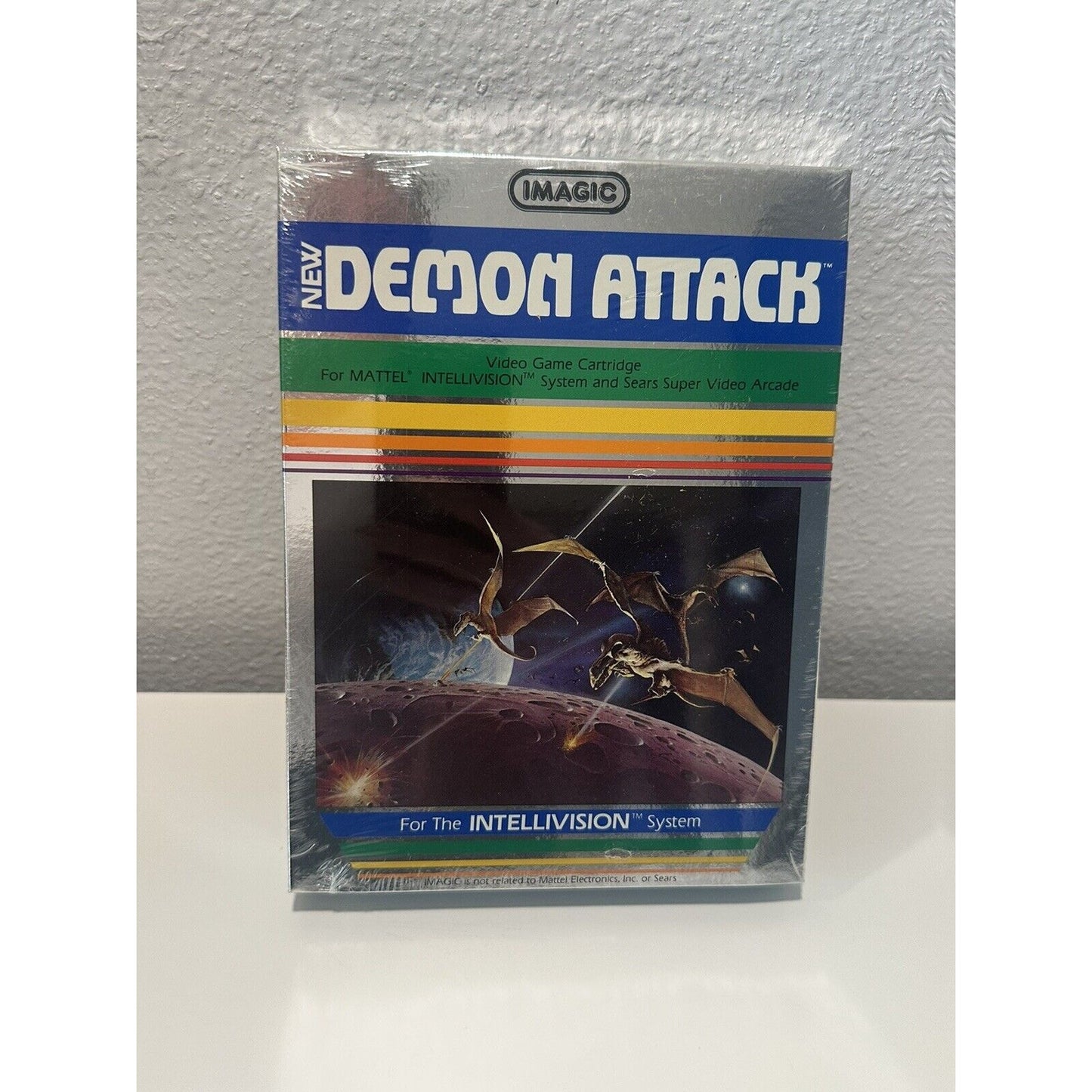 VINTAGE *NEW* 1982 Demon Attack Intellivision Imagic Sealed Full Set