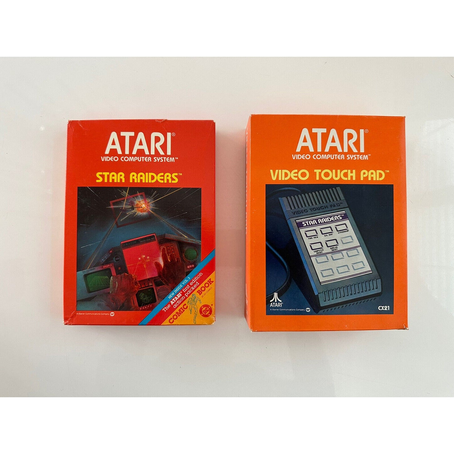 VINTAGE *NEW* Atari 2600 Star Raiders Box w/Controller DC Comic Book