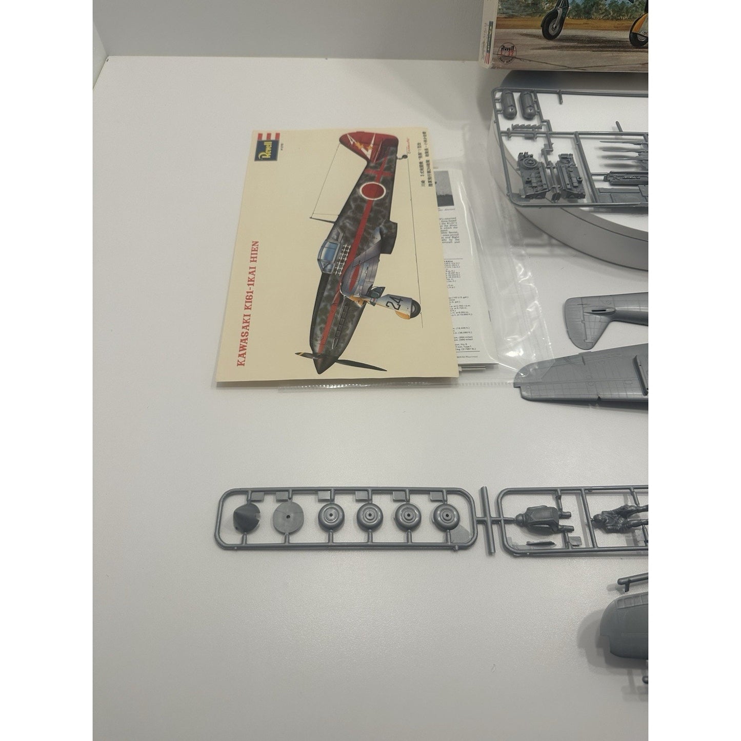VINTAGE 1972 Revell Hein Kawasaki Ki61 1Kai TONY Japan Model Kit