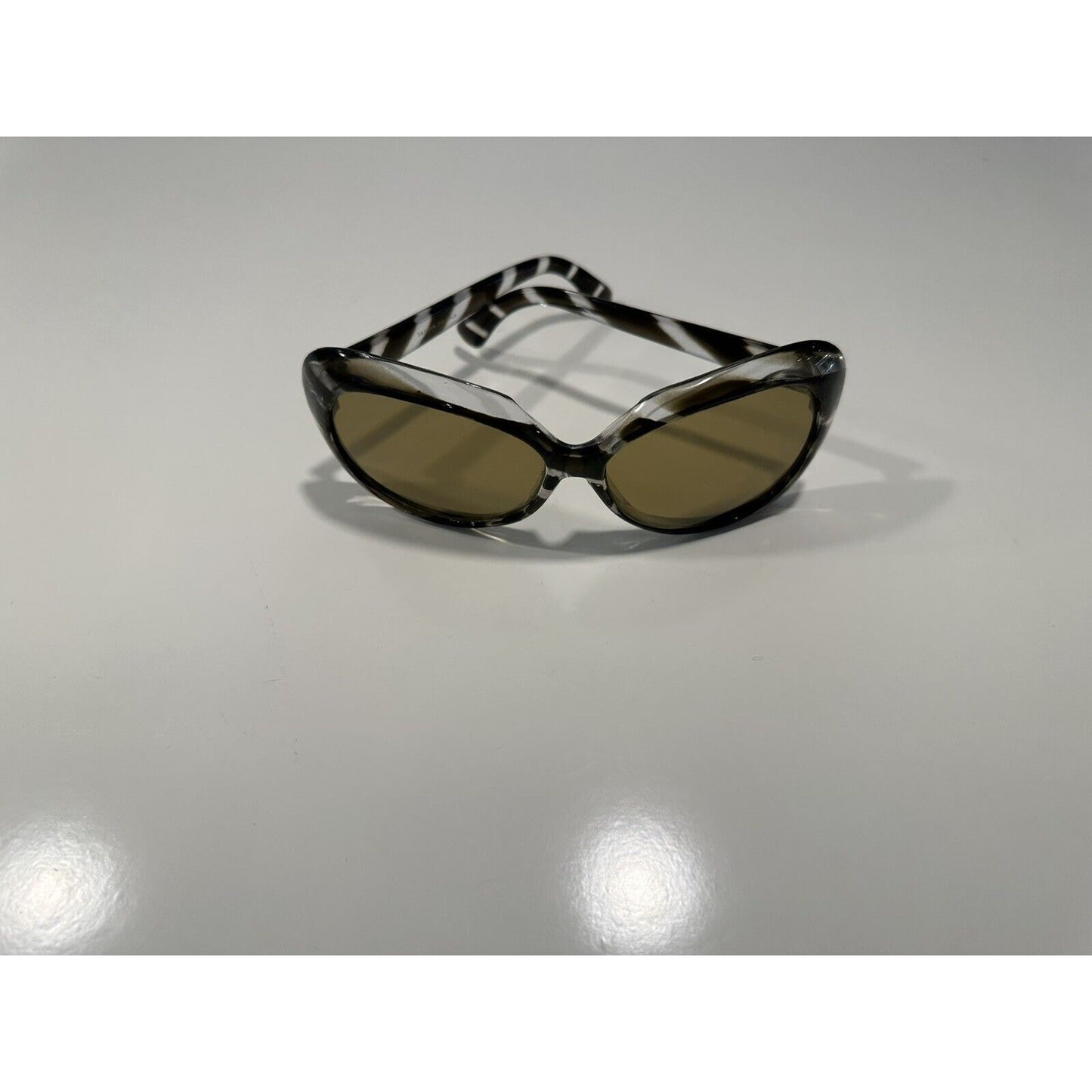 VINTAGE *NEW* Striped Tortoise Chic Sunglasses Movie Prop
