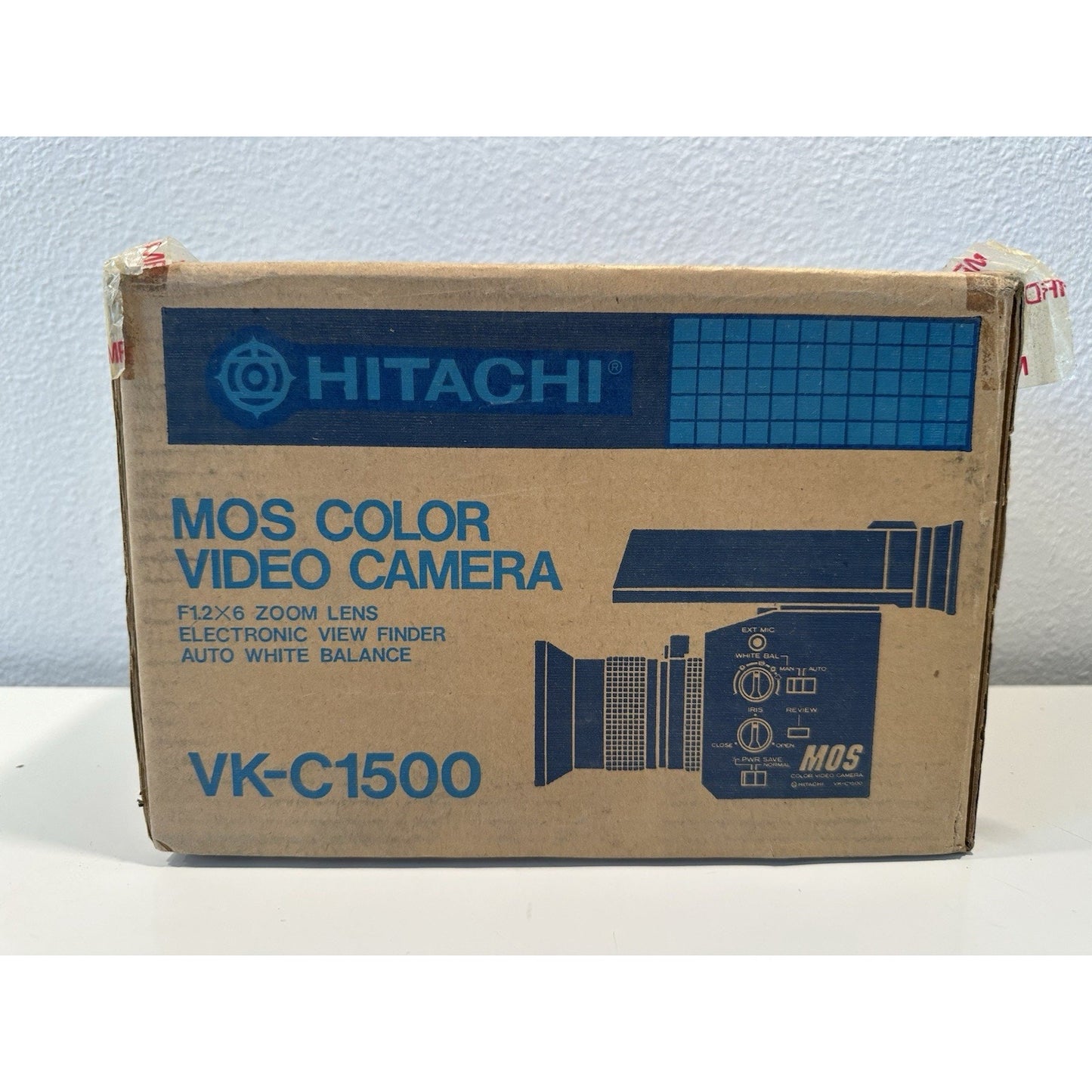 VINTAGE *NEW* 1980's Hitachi VK-C1500 Color Video Camera F1.2X6 Zoom