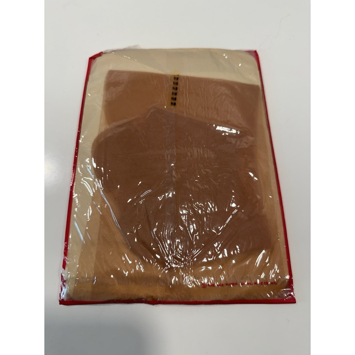 VINTAGE *NEW* 100% Nylon, Flat Knit Hosiery-Lt Beige-4 pair bundle 8.5-10