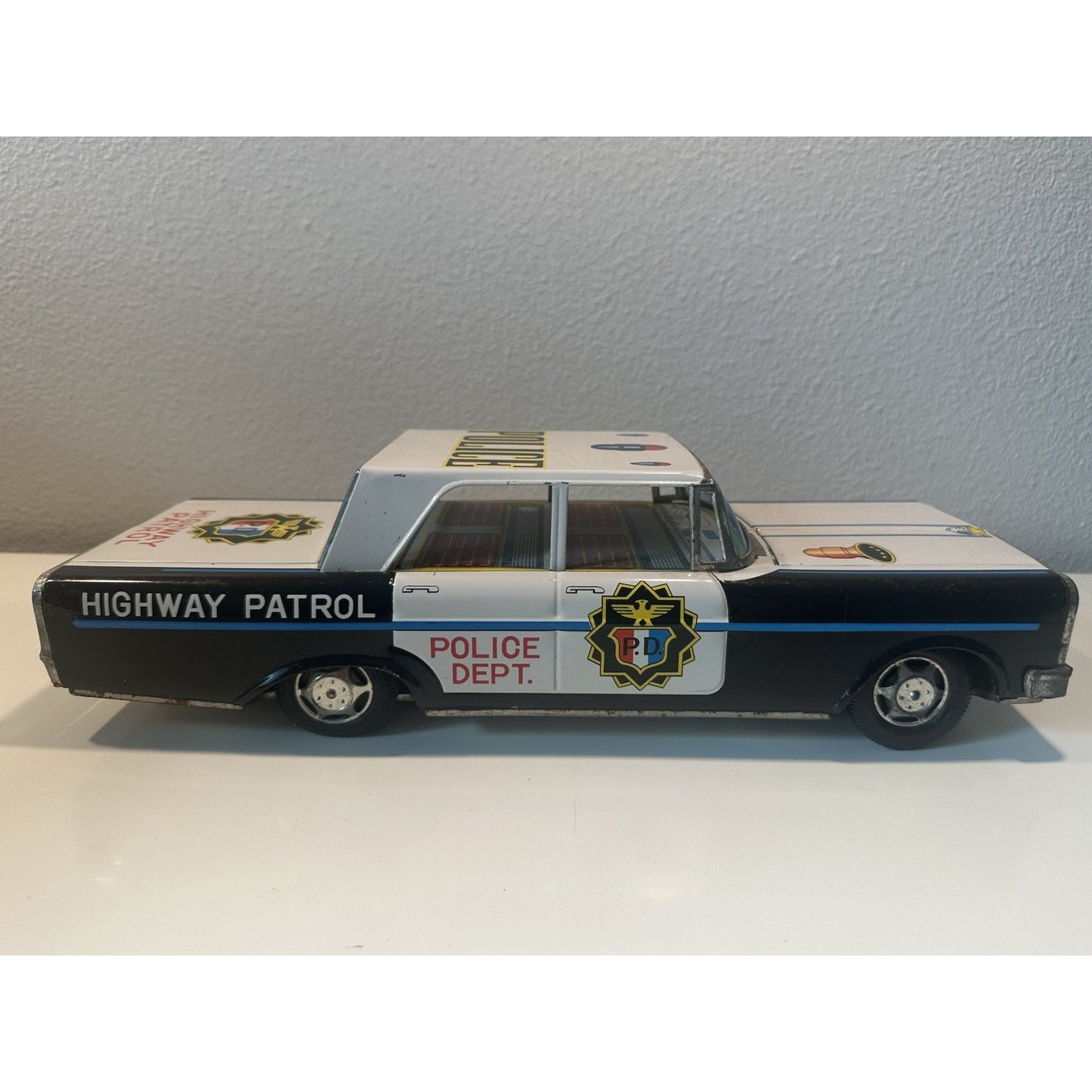 VINTAGE *NEW* 1960's Highway Patrol Police Dept Die-Cast Toy Car