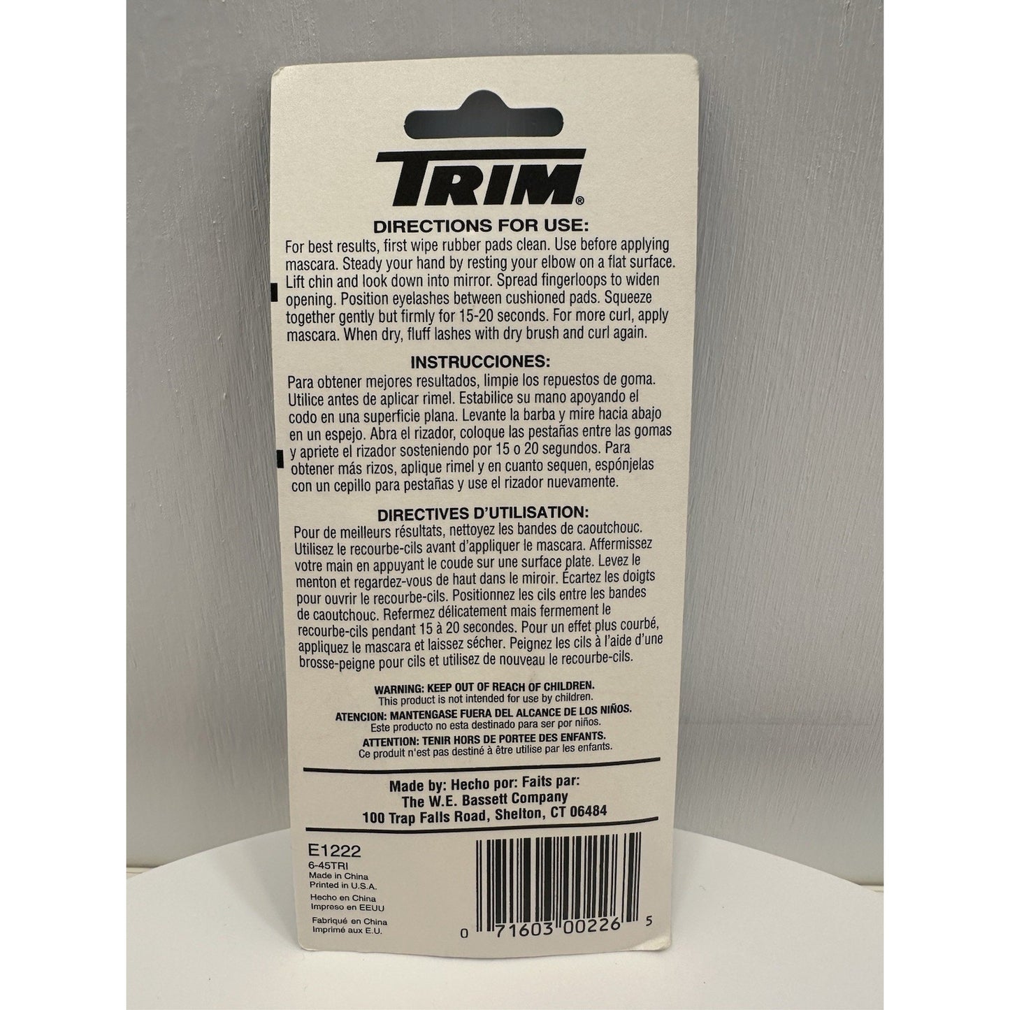 VINTAGE *NEW* 1980's Trim 6-45TRI Eyelash Curler Sealed