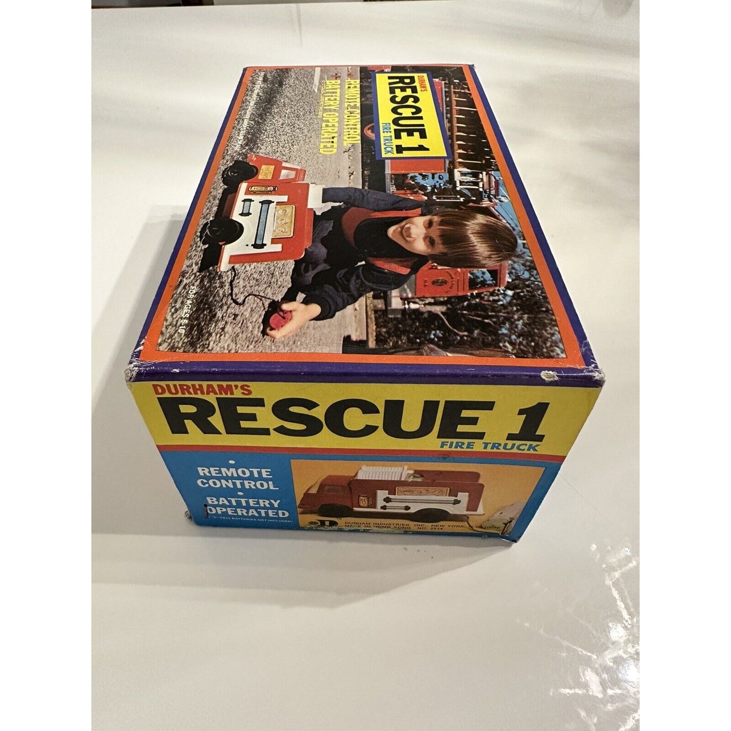 ViNTAGE *NEW* 1970's Durham's Rescue 1 Fire Truck w/Remote Control