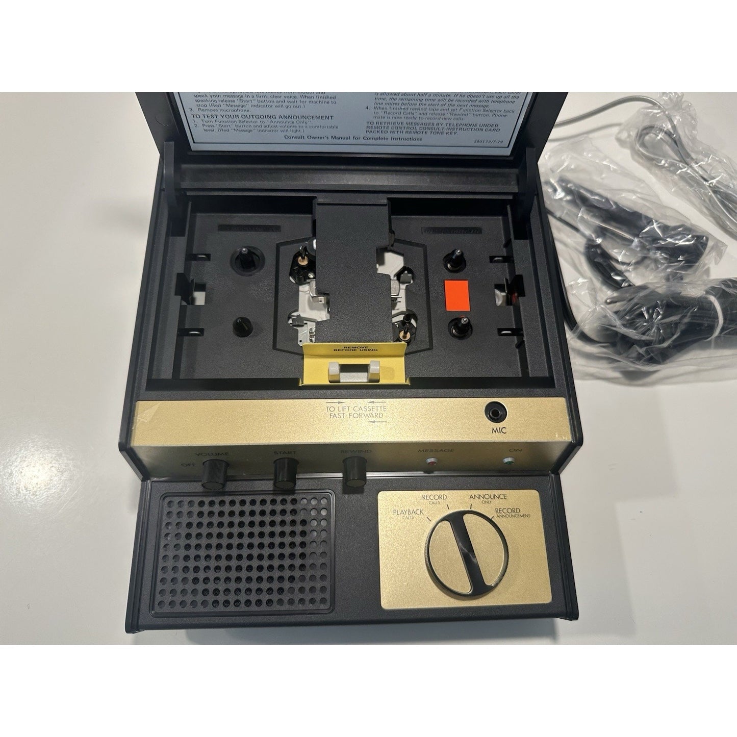 VINTAGE *NEW* 1980's Phone-mate Remote 925 Auto Telephone Answer Machine