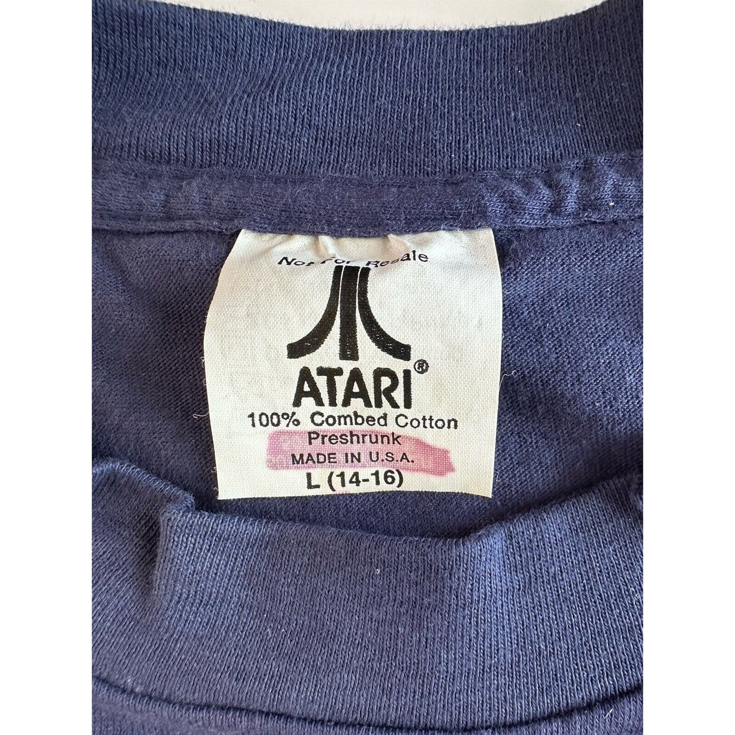 VINTAGE *NEW* 1980's Atari Graphic Pac-Man Promo T-Shirt Kid L14-16