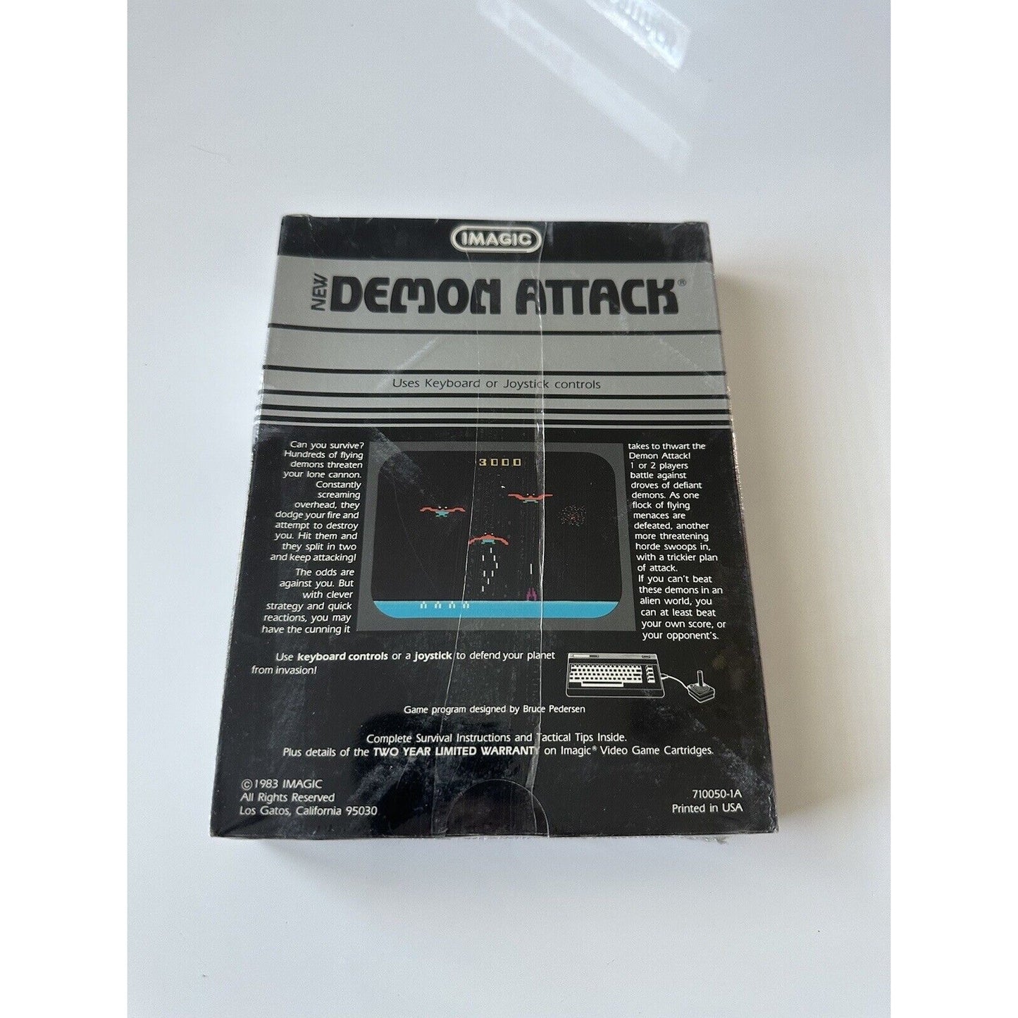 VINTAGE *NEW* DEMON ATTACK Commodore VIC 20 Video Game by IMAGIC