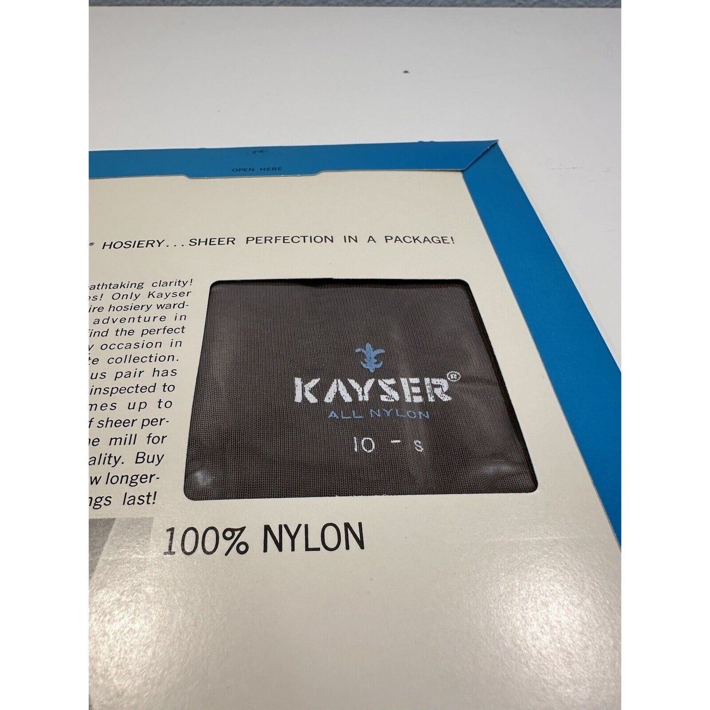 VINTAGE *NEW* Kayser Hosiery-Seamless-Grey-3pair-Sz10 S
